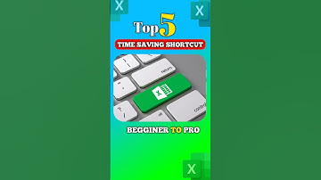 Top 5 Excel Shortcuts That Save You Hours! ⏰#shorts  #excel