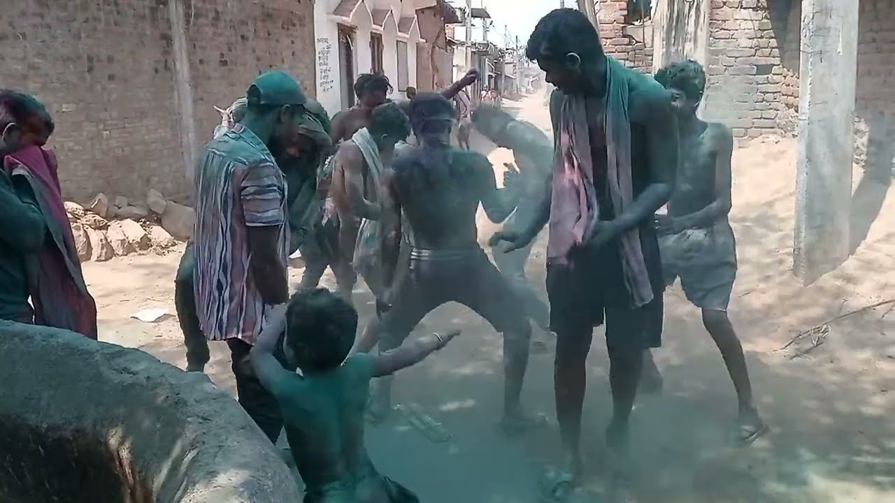 Dahukbud Happy Holi 2024 Holi dance video😇😱😱🔥🔥