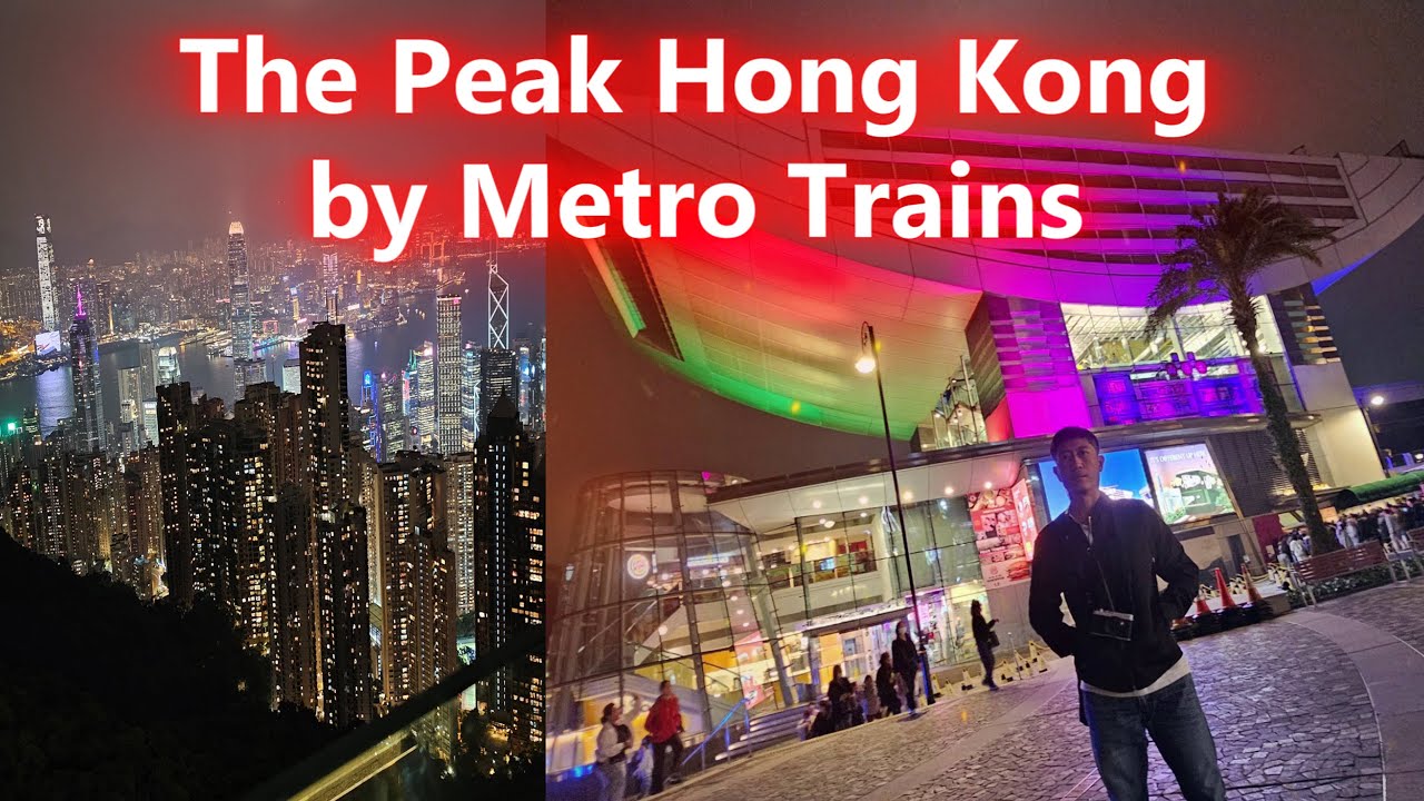 Going to Hong Kong Victoria Peak Using MTR and Peak Tram Trains