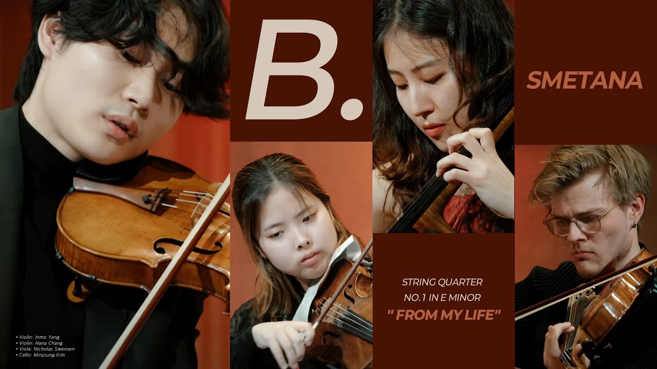 양인모 (Inmo Yang) |🎥 B.Smetana: String Quartet No. 1 In E Minor, "From My Life"