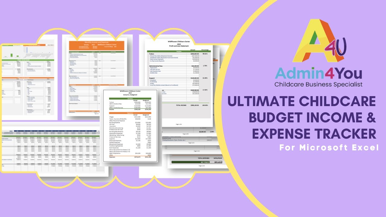 The Ultimate Childcare and Expense Tracker Video Tutorial YouTube