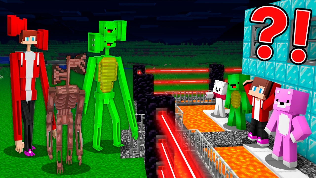 ぜんいちとマイキーのサイレンヘッド VS セキュリティハウス