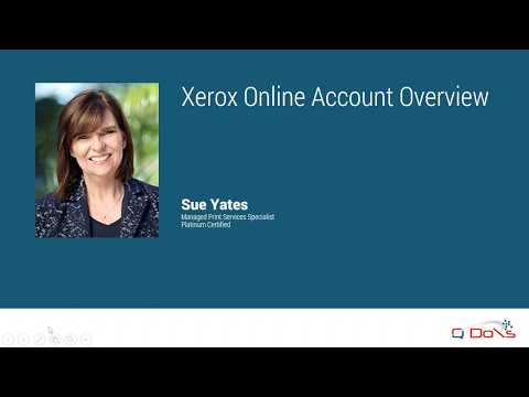 Xerox Online Account Overview, QDoxs