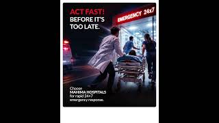 🚨 ACT FAST! Every Second Matters in a Medical Emergency | 24×7 Emergency Care | Mahima Hospitals