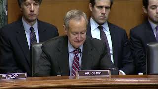 Crapo Statement at IRS Chief Counsel and Social Security and Medicare Trustees Nomination Hearing