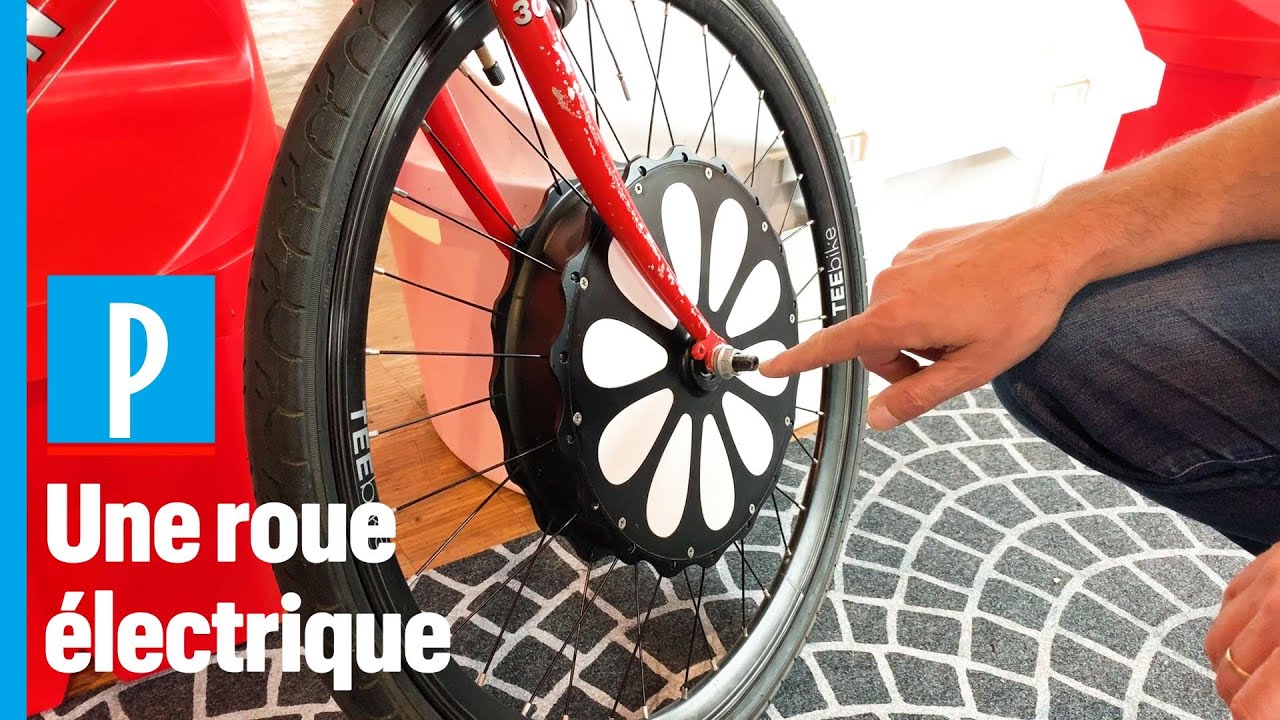 Cette roue transforme votre vieille bicyclette en vélo électrique 