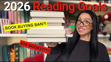 My 2026 Reading Goals 📚 | 100 Book Challenge, Book Buying BAN & Growing My Book Club! ✨