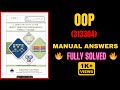 (OOP) ||manual answer | k scheme msbte | OOP | 3rd semester 313304 #6