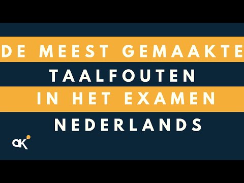 De meest gemaakte taalfouten in het examen Nederlands