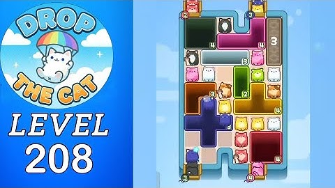 Drop The Cat Level 208 Walkthrough