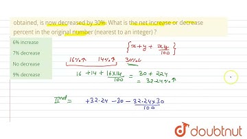 The number first increased by 16% and then increased by 14%. The number, so obtained, is now dec...