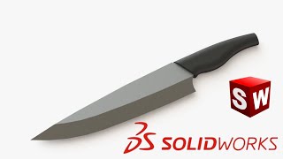 Exercise 06 : How to make 'Knife' in SOLIDWORKS | Solidworks Advanced| Complex Modelling