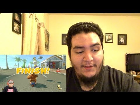 Reaction to Dashie Mario Kart 8DLX #12