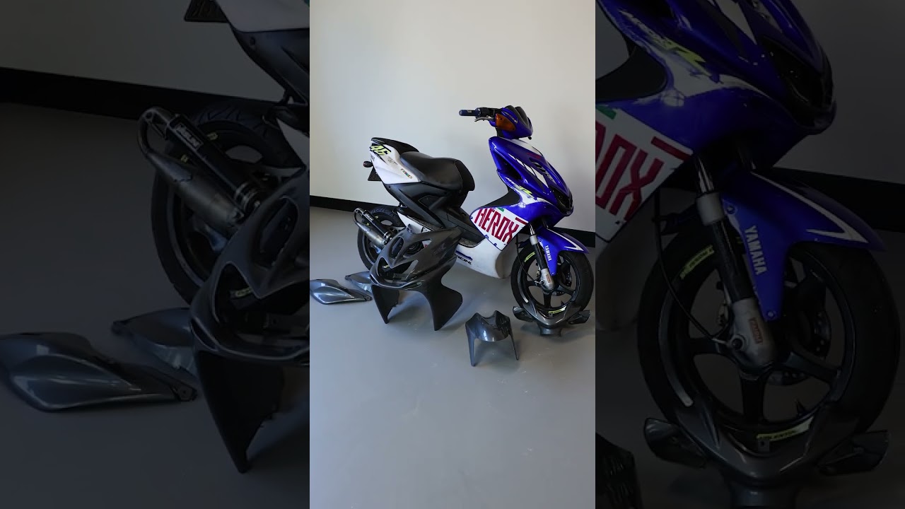 Fairings kit for Yamaha Aerox! - 12 different Colors, Plug & Play plastics for your Aerox
