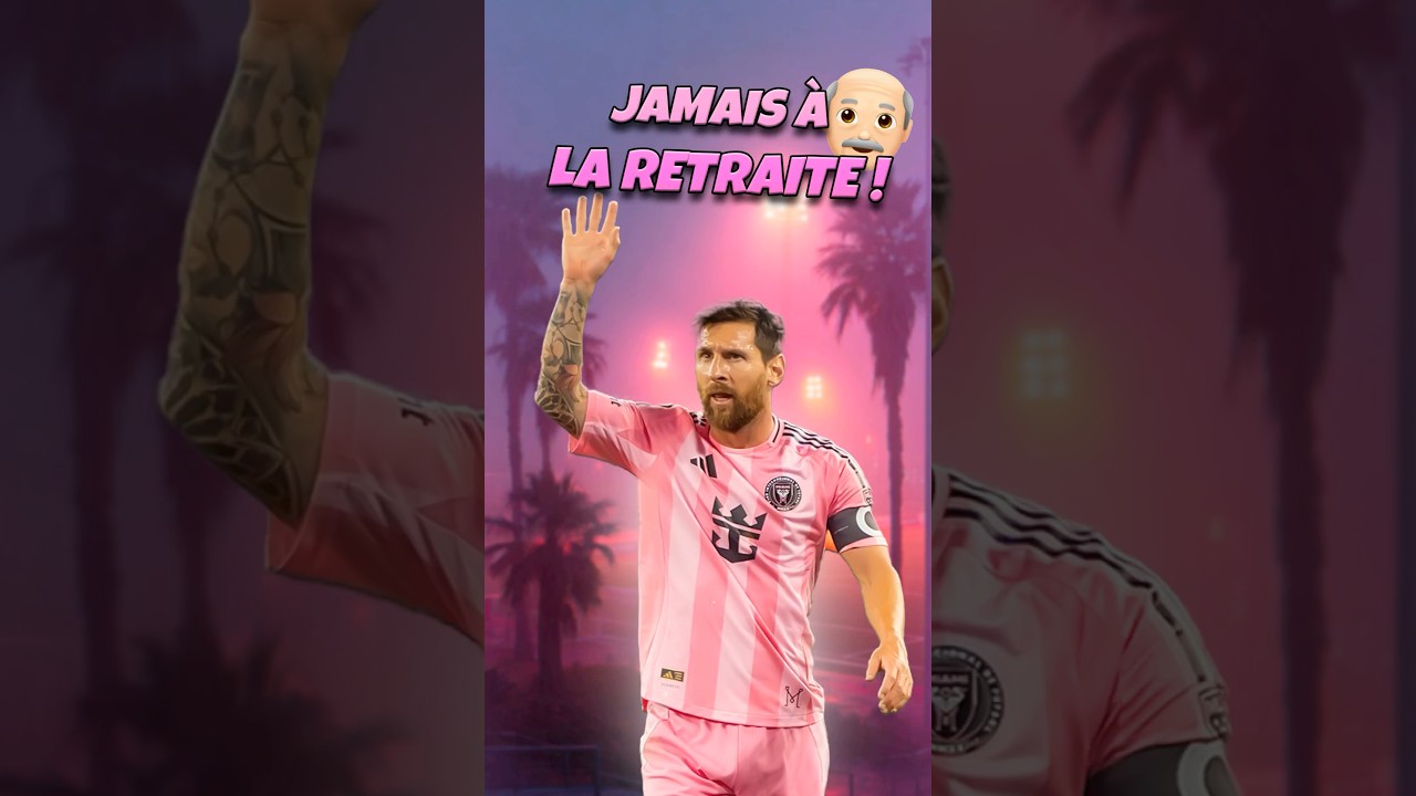 MESSI NE PRENDRA JAMAIS SA RETRAITE ! 🤯⚽️