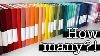 My 100 Notebook Stash 💜 Journal / planner stash walkthrough