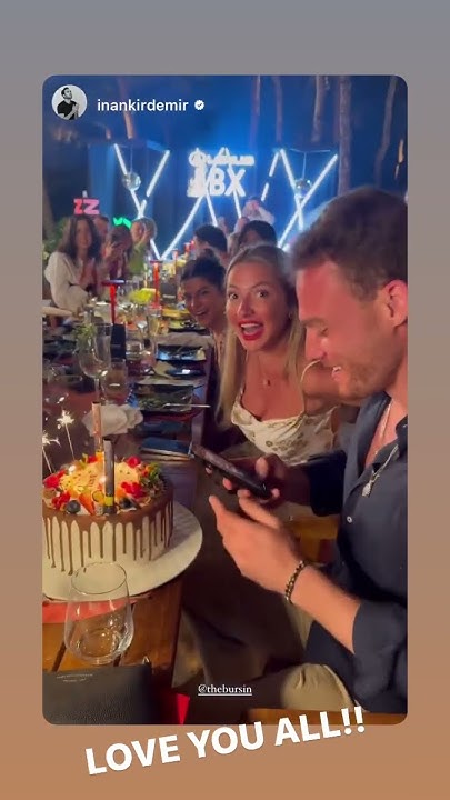 Керема поздравили с днем рождения заранее #thebursin #bodrum # ...