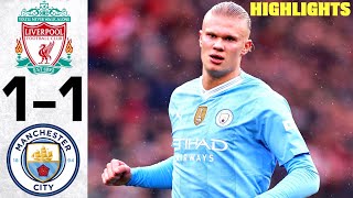 Liverpool vs Manchester City 1-1 - All Goals and Highlights 2024 💥 HAALAND