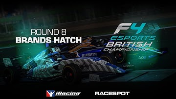 British F4 Esports Championship | Round 8 | Brands Hatch