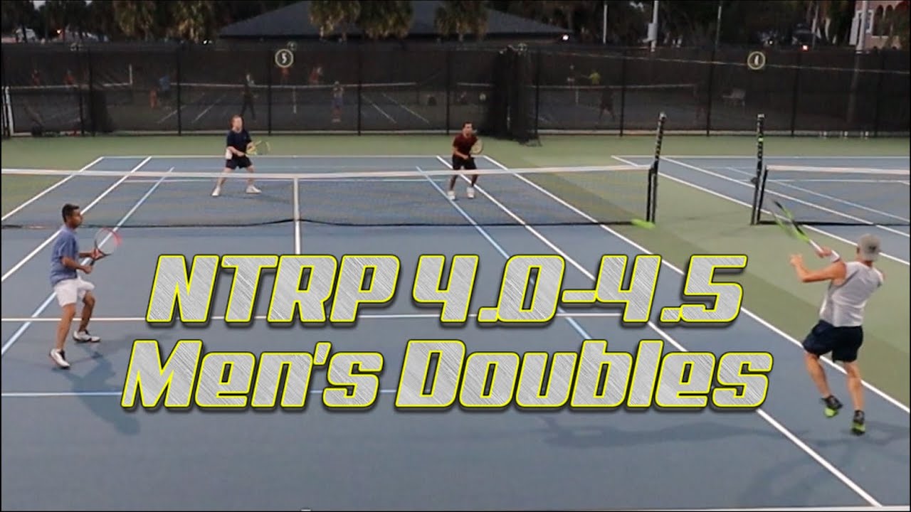 Men's Doubles Tennis Match Set 1 USTA NTRP 4.0-4.5 | Intentional ...