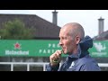 Getting stuck in at training | Pre-season training