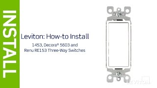 How to wire a 3-Way Light Switch | Leviton - YouTube Typical House Wiring Diagram YouTube
