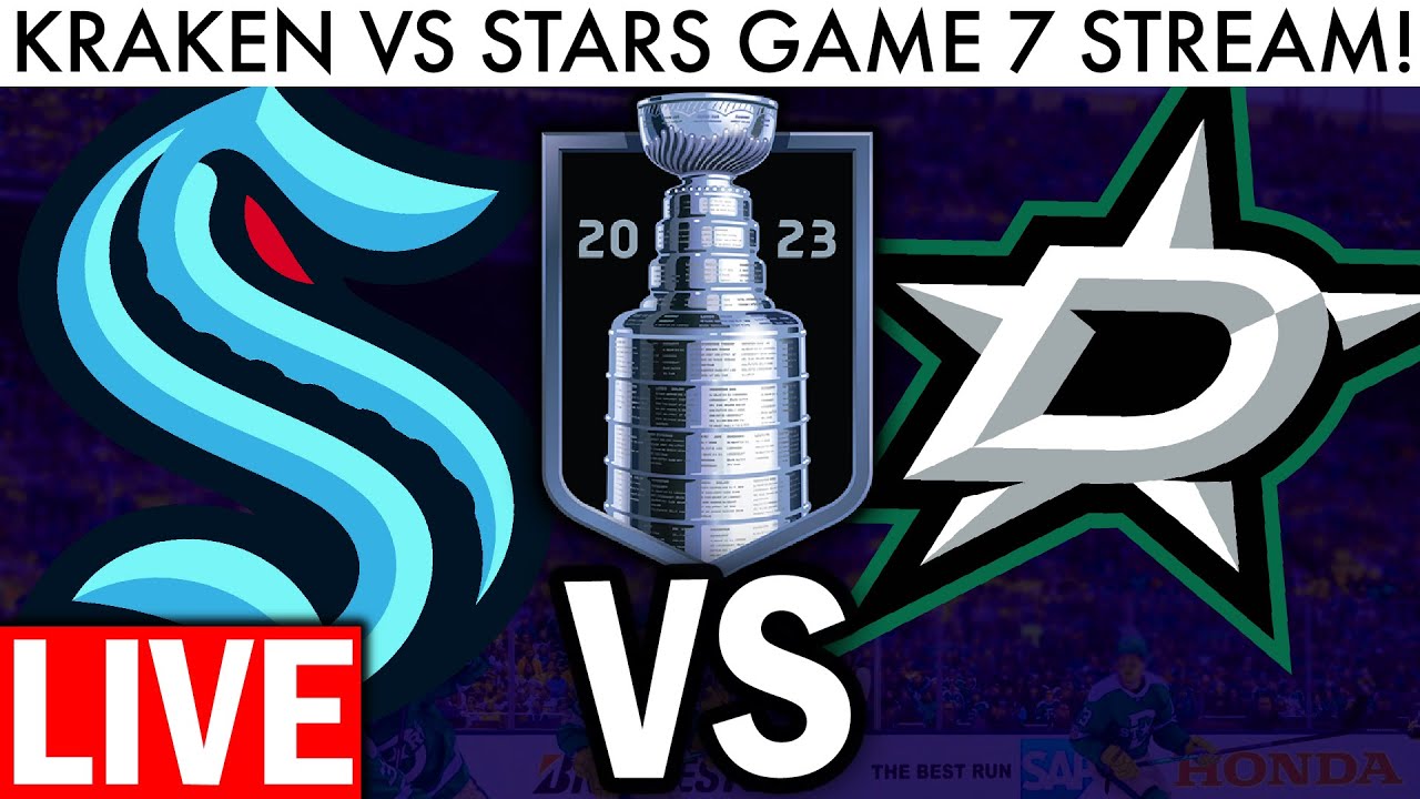 🔴 LIVE KRAKEN VS STARS GAME 7 STREAM! (R2 NHL Playoffs / 2023 Stanley Cup Stream Free/News Today)