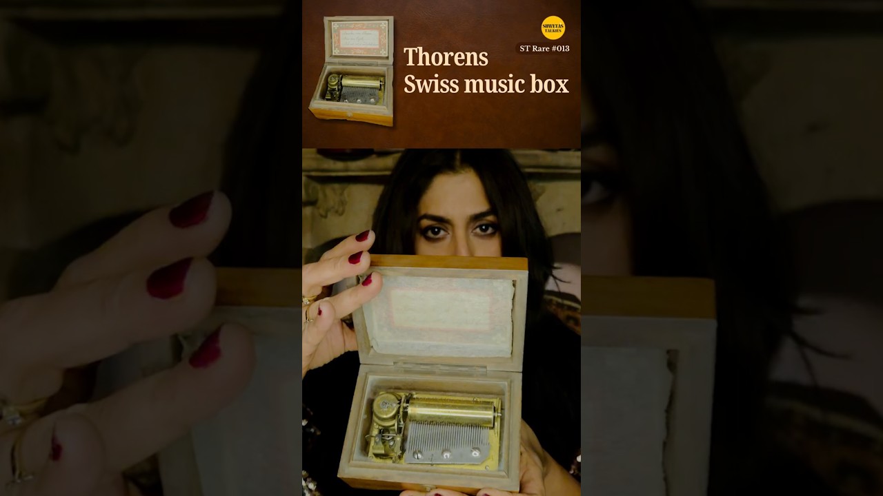 The forgotten mechanism of this rare Swiss music box #antiques