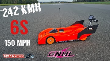 Arrma Limitless GT⚡6S 242 km/h 150 mph DeltaPlastik Porsche 917 Gruppe C 1/7 RC Speedrun