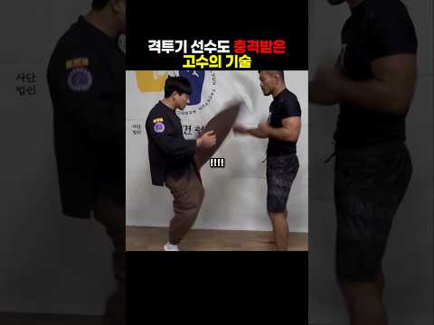 격투기 선수들도 충격받은 고수의 기술