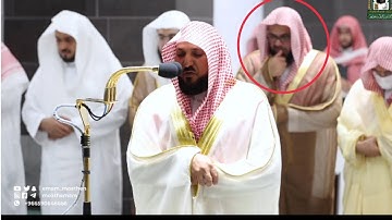 الشيخ المعيقلي يبدع و يترنم بتلاوة مبكية و الشريم يتأثر من بعده @SaudiQuranTv @أجملتلاواتالقرآنالكريم-ض8ظ