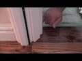 How to undercut a door frame - Tutorial