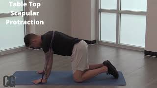 Table Top Scapular Protraction