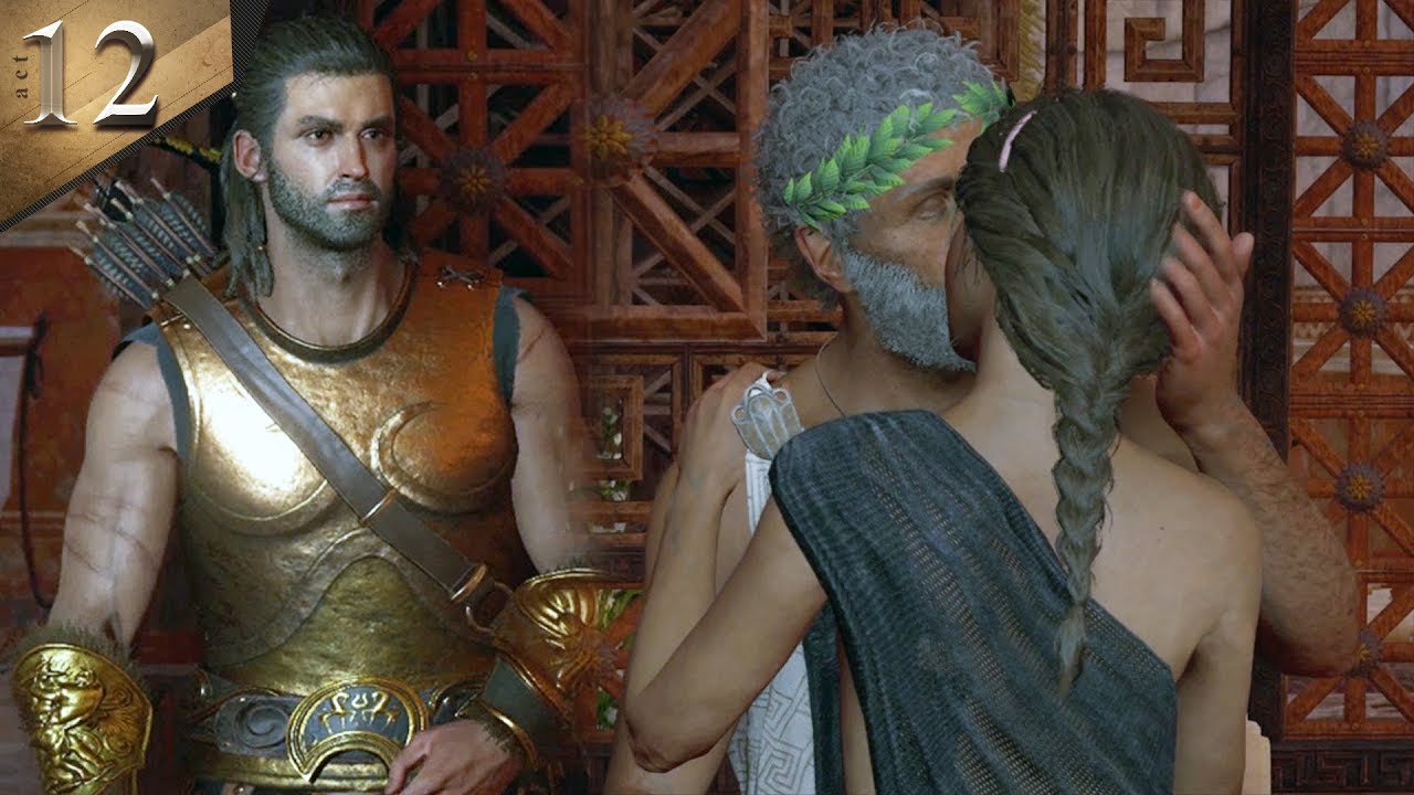 Assassins Creed Odyssey Part Caught Them Making Out Youtube