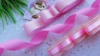 3 ИДЕИ Супер Красивых  Бантиков из лент🎀Ribbon bows