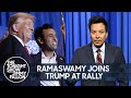 Ramaswamy Supports Trump at Rally After Dropping Out of Presidential Race | The Tonight Show