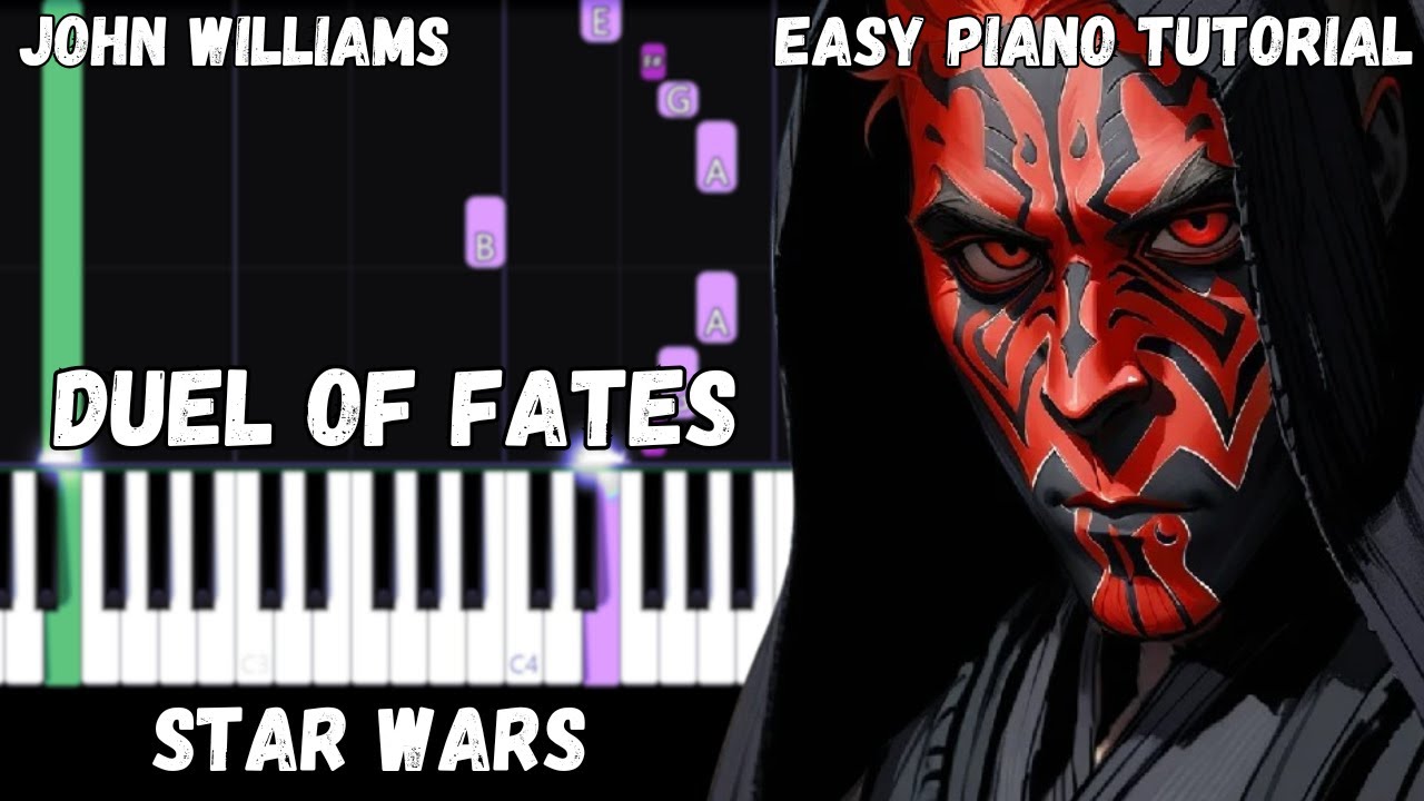 Star Wars - Duel of Fates (Easy Piano Tutorial)
