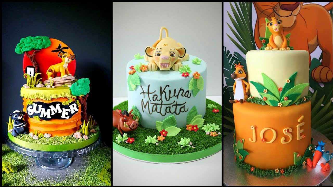 75 Lion King Theme Birthday Cake Ideas For Baby Boy Amazing Easy Diy Kids Best Birthday Cakes Youtube