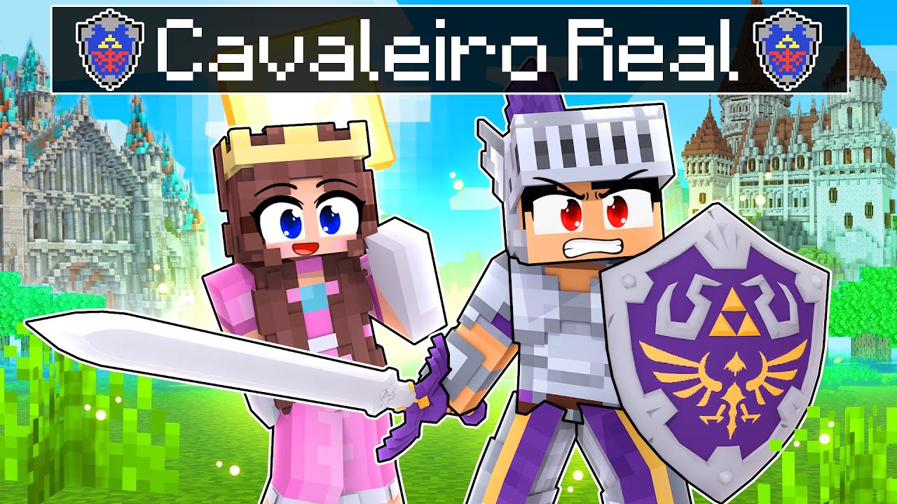 P3DRU é o CAVALEIRO REAL da PRINCESA no Minecraft