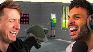 REACTING TO THE VANOSS CREW GETTING STUCK ON GMOD