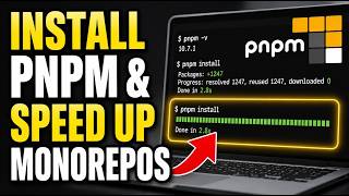 How to install pnpm and speed up monorepos - Beginner Guide