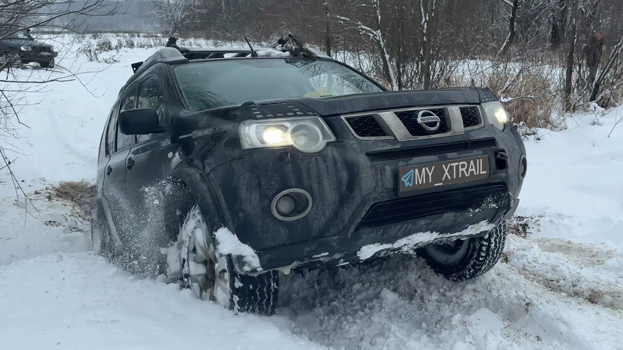X-Trail на бездорожье. Много снега на веревочке. Маршрут "Стремилово" с Супербукс Club