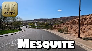 Driving Around Desert Golf Paradise Mesquite, Nevada in 4k Video