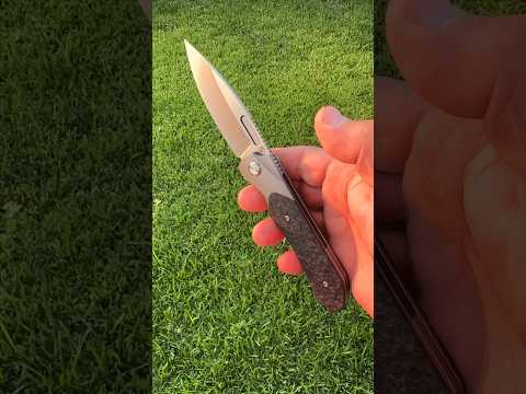 The Griffin Co. carbon fiber inlayed X Series knife is a terrific titanium Tuesday top flipper!