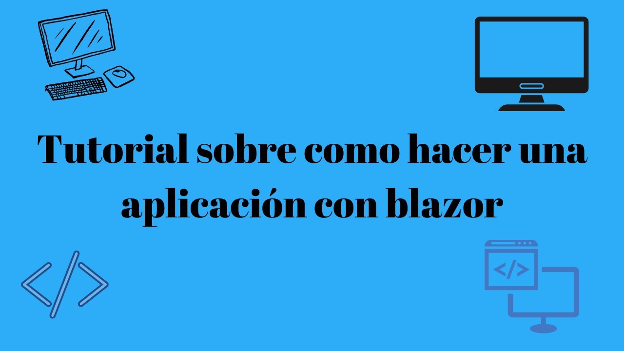 Tutorial de como hacer una aplicación utilizando blazor - YouTube