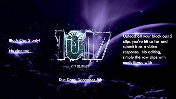 1017Sniping Recruitment Challenge No Clan Tag (OPEN)