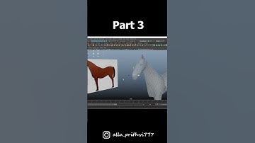 #cgi 🐎 in Pt-3 #maya #zbrush #3d #art #tutorial #substancepainter #3dmodeling #texture #3dart #india