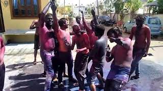 Celebration of holi #mlvtec #engineers #mahol