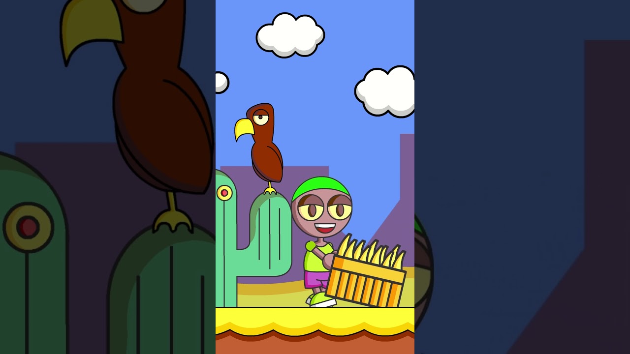 Mike will not go without his bananas