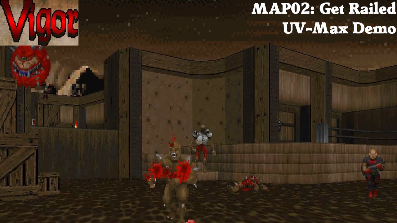 [Vigor] MAP02: Get Railed (UV-Max Demo) - YouTube